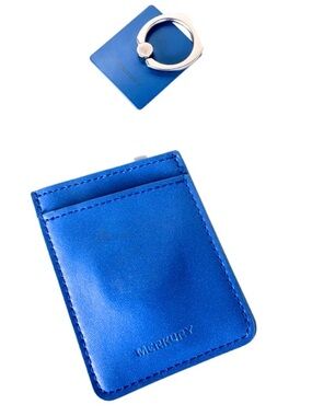 MERkURY  blue ID CASE with Ring Holder